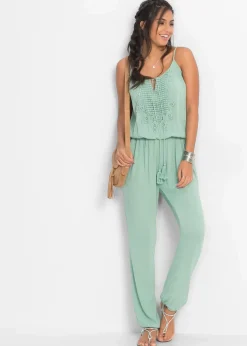 Damen bonprix Nachhaltigere Materialien|Jumpsuits|Jumpsuit aus strukturierter Viskose