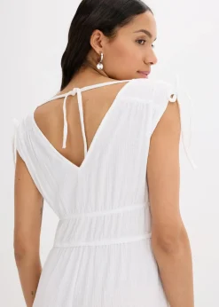 Hot Jumpsuit aus strukturiertem Crêpe Damen Bekleidung·Homewear|Jumpsuits