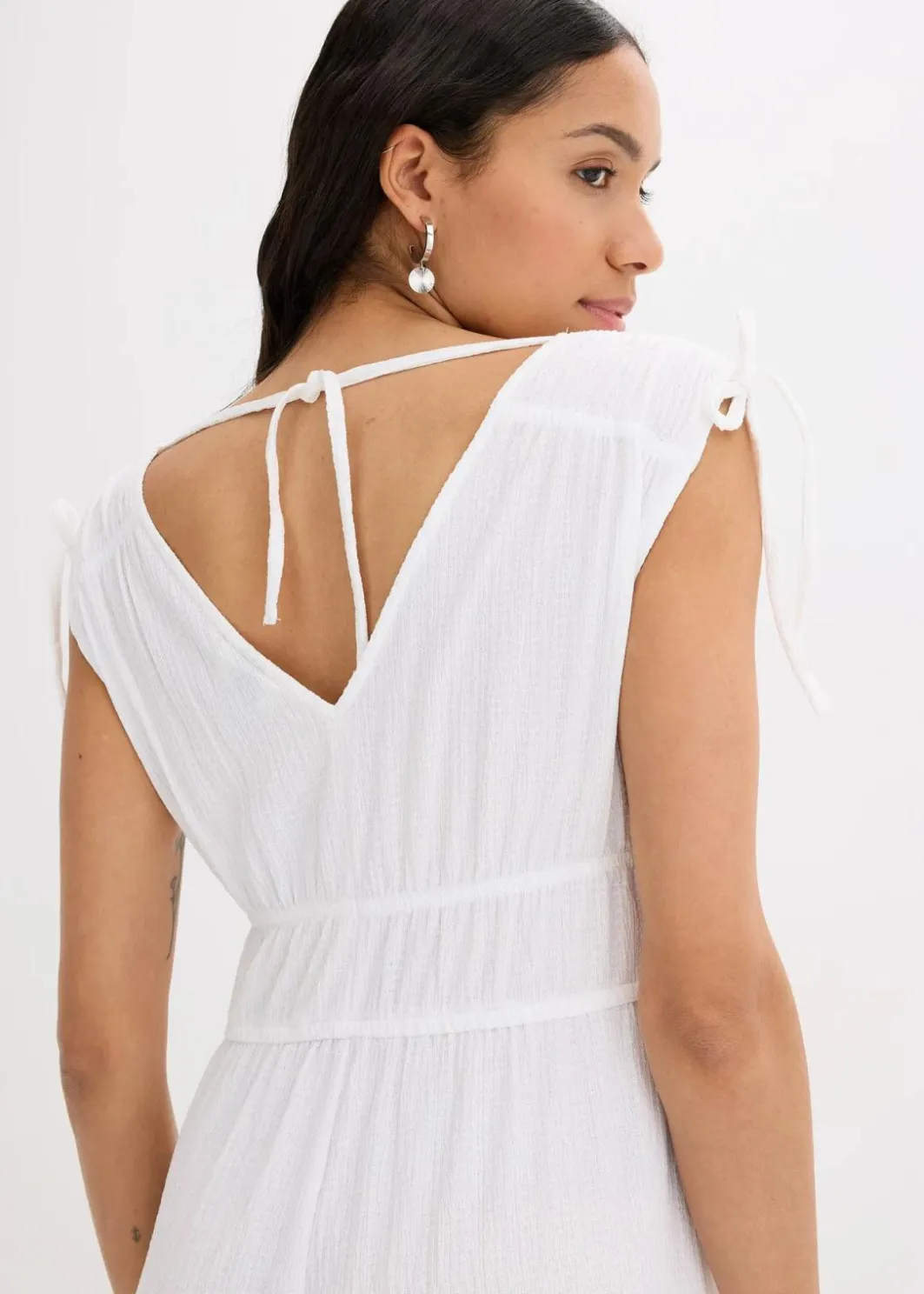 Hot Jumpsuit aus strukturiertem Crêpe Damen Bekleidung·Homewear|Jumpsuits