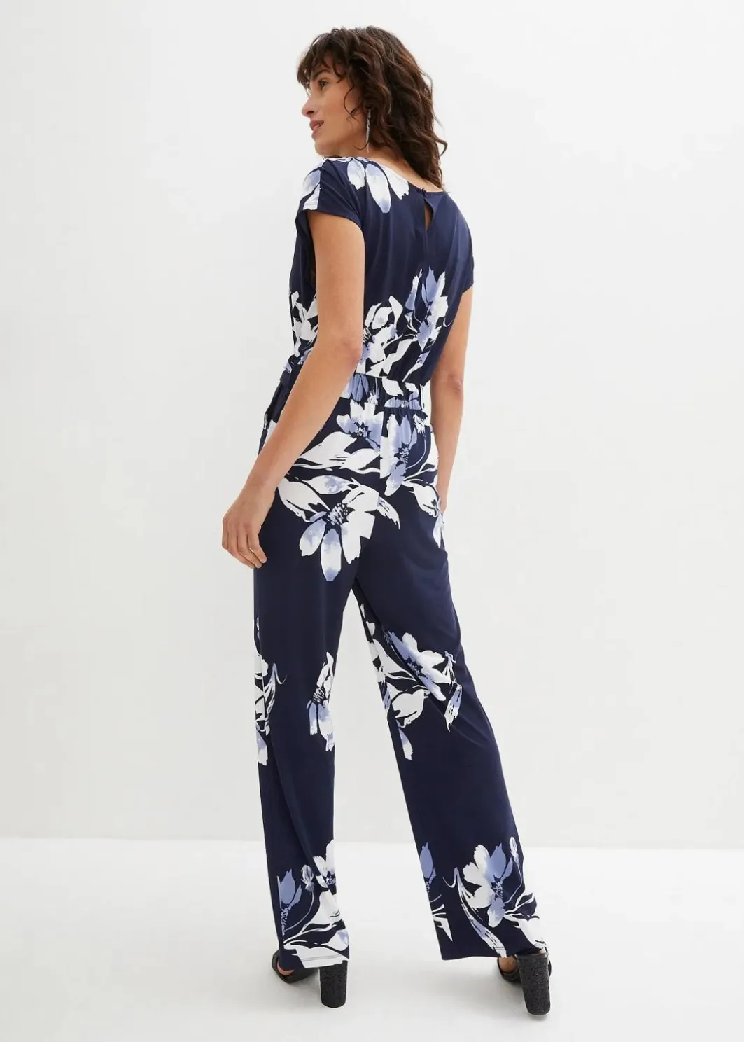Hot Jumpsuit mit Bindeband Damen Kurzgrößen|Bekleidung·Homewear