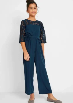 Kinder bonprix Mädchen 9-16 Jahre·Kleider & Jumpsuits|Jumpsuit mit Spitze