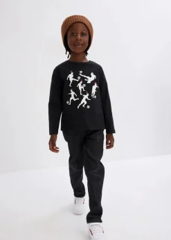 Kinder bonprix Jungen 2-8 Jahre·Nachhaltigere Materialien|Jungen 2-8 Jahre·Shirts|Jungen Langarmshirt mit Weihnachtsmotiv aus Bio Baumwolle