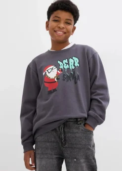 Outlet Jungen Sweatshirt mit Weihnachtsmotiv Kinder Jungen 9-16 Jahre·Sweat & Strick|Jungen 2-8 Jahre·Nachhaltigere Materialien