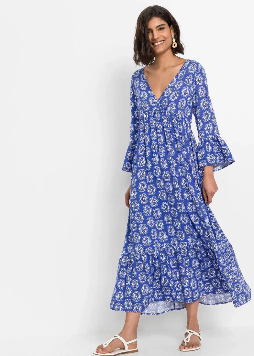 Damen bonprix Bekleidung·Pullover & Strickjacken|Kleider|Kaftan-Kleid