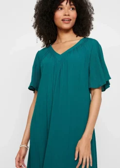 Damen bonprix Bekleidung·Pullover & Strickjacken|Kleider|Kaftan-Kleid aus Kreppware