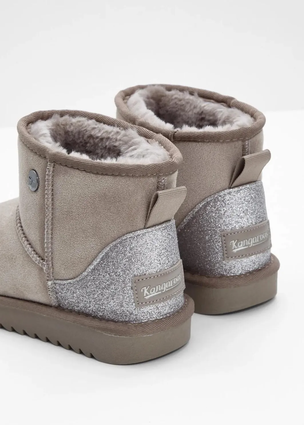 Damen Kangaroos High Heels|Gefütterte Winterschuhe|Boot