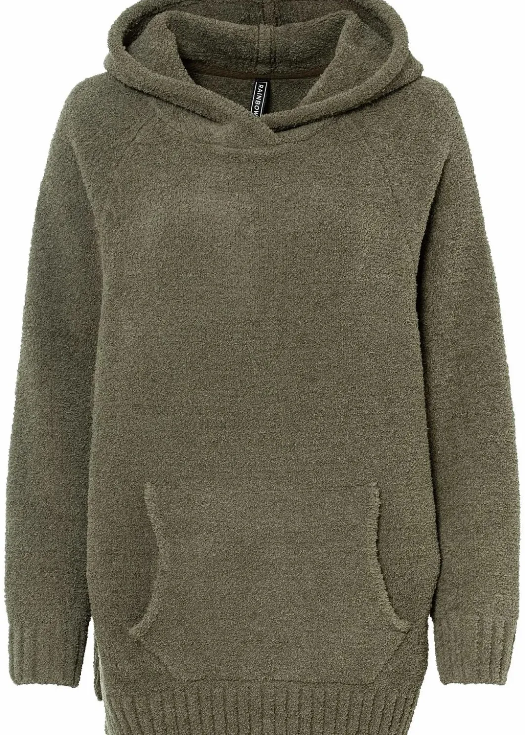 Kapuzenpullover in Teddy-Fleece Damen Bekleidung·Umstandsmode|Bekleidung·Jeans