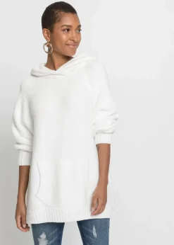 Damen bonprix Bekleidung·Umstandsmode|Bekleidung·Jeans|Kapuzenpullover in Teddy-Fleece