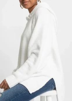 Damen bonprix Bekleidung·Umstandsmode|Bekleidung·Jeans|Kapuzenpullover in Teddy-Fleece