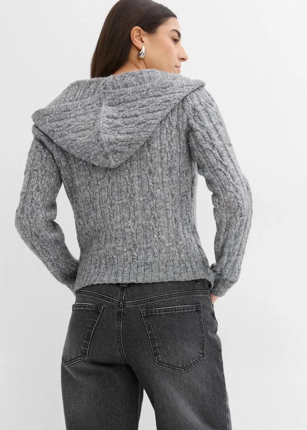Discount Kapuzenpullover mit asymmetrischem Saum Damen Bekleidung·Umstandsmode|Pullover & Strickjacken