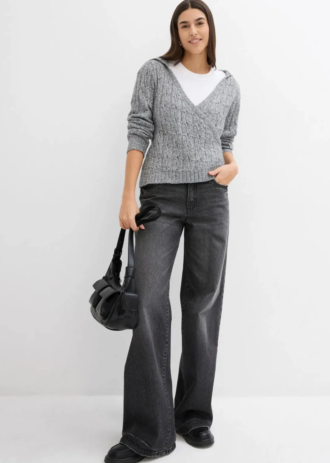 Discount Kapuzenpullover mit asymmetrischem Saum Damen Bekleidung·Umstandsmode|Pullover & Strickjacken