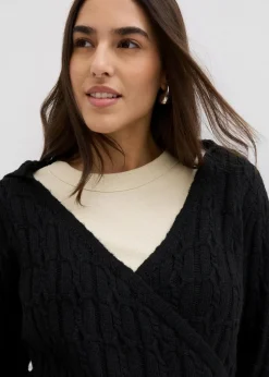 New Kapuzenpullover mit asymmetrischem Saum Damen Bekleidung·Umstandsmode|Pullover & Strickjacken