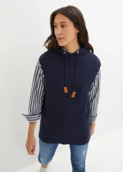 Kapuzen-Pullunder, oversized Damen Bekleidung·Umstandsmode|Bekleidung·Jeans