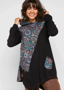 Damen bonprix Shirts & Tops|Kapuzenshirt aus reiner Baumwolle