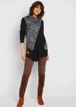 Damen bonprix Shirts & Tops|Kapuzenshirt aus reiner Baumwolle