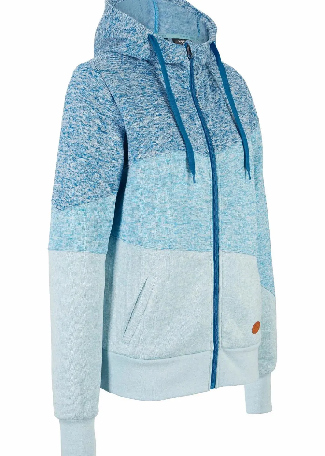Damen bonprix Bekleidung·Blusen & Tuniken|Nachhaltigere Materialien|Kapuzen-Sweatjacke