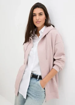 Sale Kapuzen-Sweatjacke Damen Sweat|Nachhaltigere Materialien