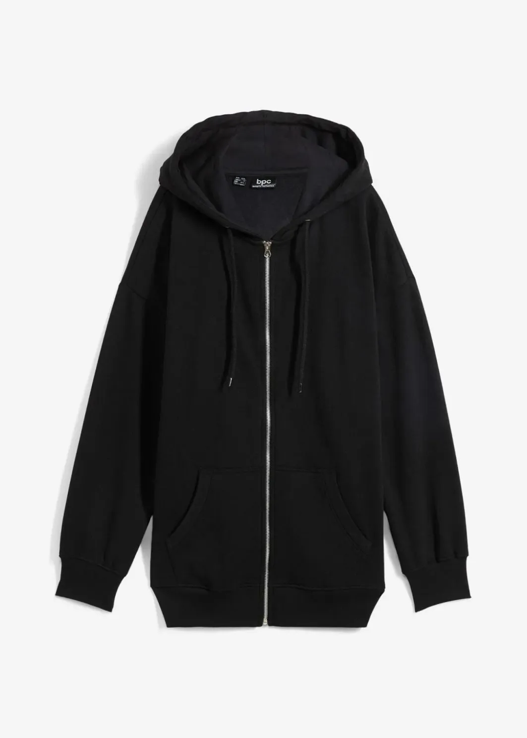Damen bonprix Sweat|Nachhaltigere Materialien|Kapuzen-Sweatjacke