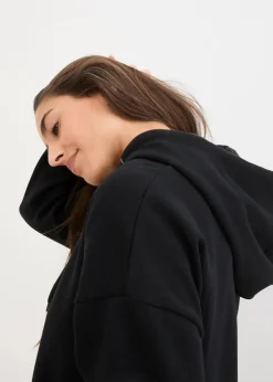 Damen bonprix Sweat|Nachhaltigere Materialien|Kapuzen-Sweatjacke