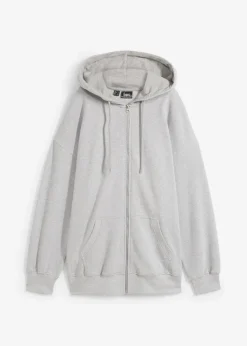 Damen bonprix Sweat|Nachhaltigere Materialien|Kapuzen-Sweatjacke