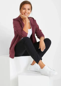Damen bonprix Sweat|Bekleidung·Blusen & Tuniken|Kapuzen-Sweatjacke aus reiner Baumwolle