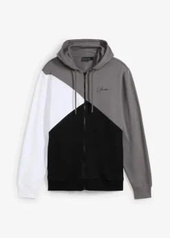 Clearance Kapuzen-Sweatjacke aus reiner Bio-Baumwolle Herren Sweat|Große Größen