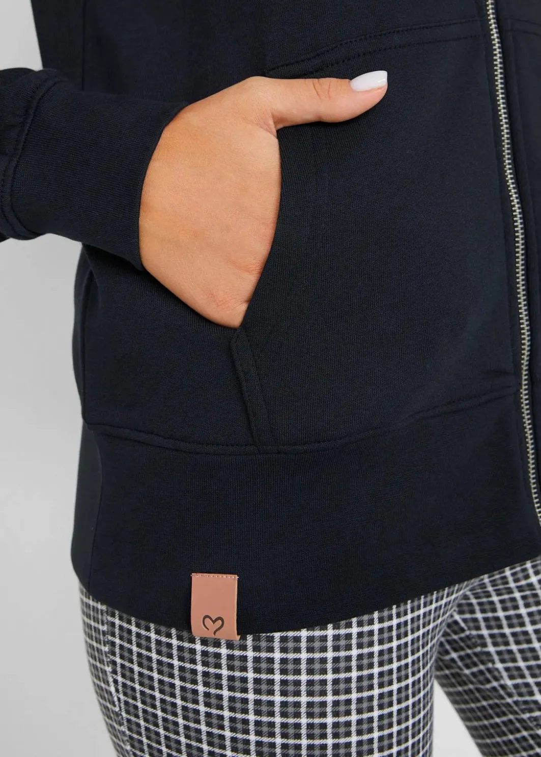 Best Kapuzen-Sweatjacke aus reiner Baumwolle Damen Bekleidung·Blusen & Tuniken|Sweat