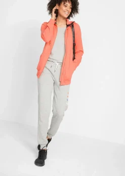 Damen bonprix Sweat|Bekleidung·Blusen & Tuniken|Kapuzen-Sweatjacke aus reiner Baumwolle