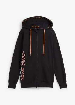 Damen bonprix Bekleidung·Blusen & Tuniken|Sweat|Kapuzen-Sweatjacke aus reiner Baumwolle