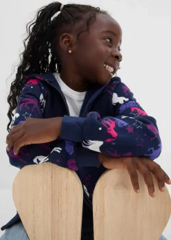 Kinder bonprix Mädchen 2-8 Jahre·Sweat & Strick|Kapuzen-Sweatjacke aus reiner Baumwolle