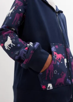 Kinder bonprix Mädchen 2-8 Jahre·Sweat & Strick|Kapuzen-Sweatjacke aus reiner Baumwolle