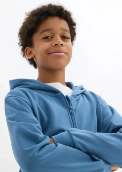 Best Kapuzen-Sweatjacke aus weichem Baumwoll-Mix Kinder Jungen 9-16 Jahre·Bademode|Jungen 9-16 Jahre·Sweat & Strick