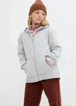 Discount Kapuzen-Sweatjacke aus weichem Bio-Baumwoll-Mix Kinder Mädchen 2-8 Jahre·Nachhaltigere Materialien|Mädchen 9-16 Jahre·Nachhaltigere Materialien