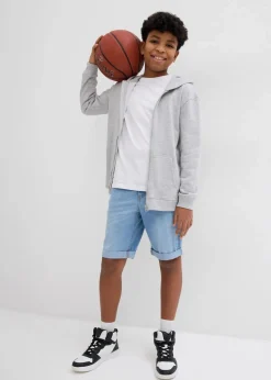 Discount Kapuzen-Sweatjacke aus weichem Bio-Baumwoll-Mix Kinder Mädchen 2-8 Jahre·Nachhaltigere Materialien|Mädchen 9-16 Jahre·Nachhaltigere Materialien