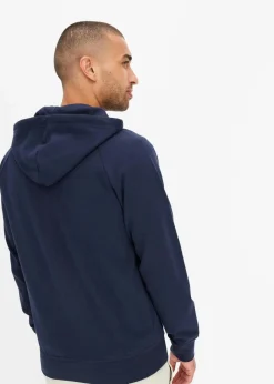 New Kapuzen-Sweatjacke mit Kontrastdetails Herren Große Größen|Basics