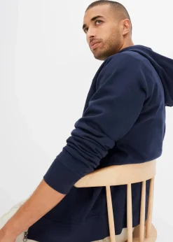 New Kapuzen-Sweatjacke mit Kontrastdetails Herren Große Größen|Basics