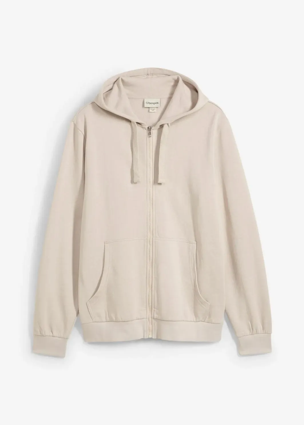 Herren bonprix Sweat|Sportbekleidung|Kapuzen-Sweatjacke mit Reißverschluss