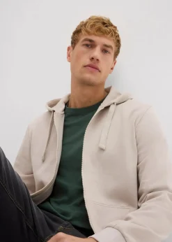 Herren bonprix Sweat|Sportbekleidung|Kapuzen-Sweatjacke mit Reißverschluss