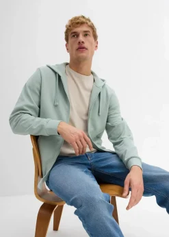 Kapuzen-Sweatjacke mit Reißverschluss Herren Sweat|Sportbekleidung