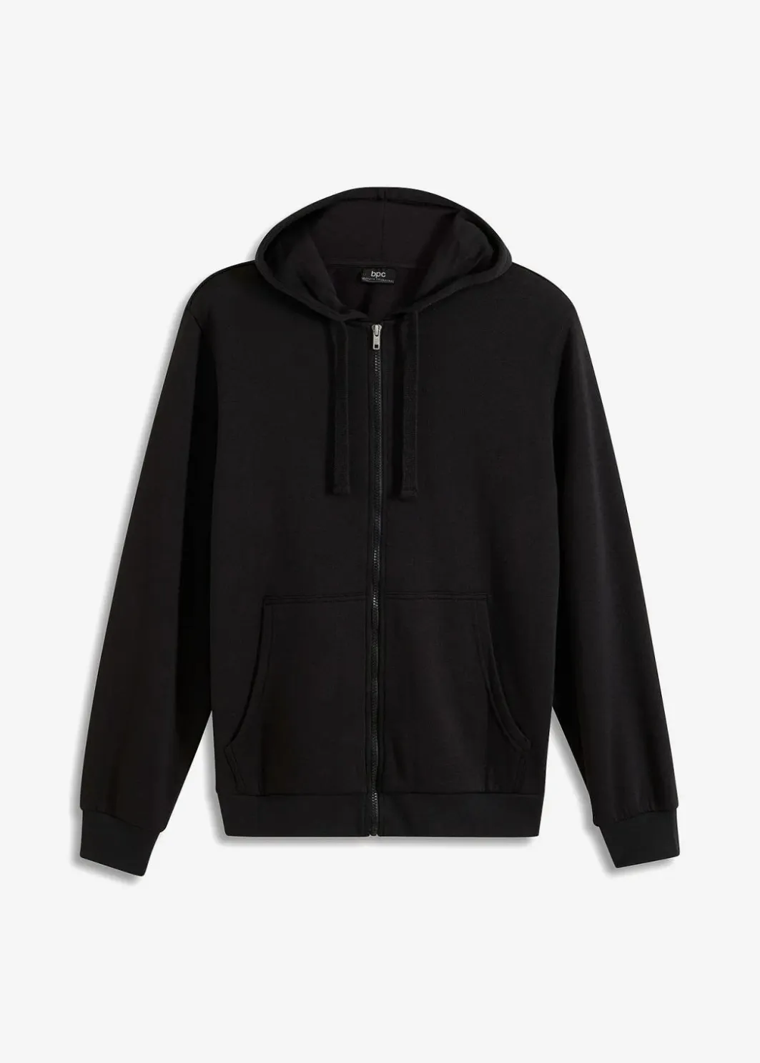 Herren bonprix Große Größen|Basics|Kapuzen-Sweatjacke mit Reißverschluss