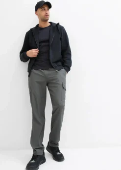 Herren bonprix Große Größen|Basics|Kapuzen-Sweatjacke mit Reißverschluss