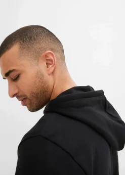 Herren bonprix Große Größen|Basics|Kapuzen-Sweatjacke mit Reißverschluss