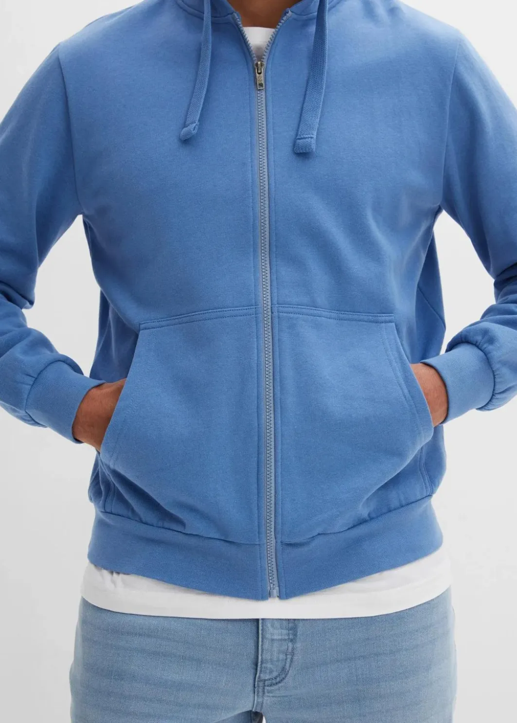 Kapuzen-Sweatjacke mit Reißverschluss Herren Sweat|Sportbekleidung