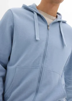 Herren bonprix Sweat|Sportbekleidung|Kapuzen-Sweatjacke mit Reißverschluss