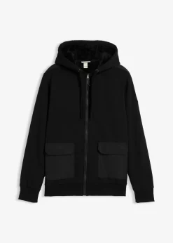 New Kapuzen-Sweatjacke mit Teddyfutter Herren Große Größen|Outdoorbekleidung