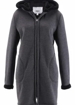 Clearance Kapuzen-Sweatjacke mit Teddyfell Damen Sweat|Bekleidung·Blusen & Tuniken