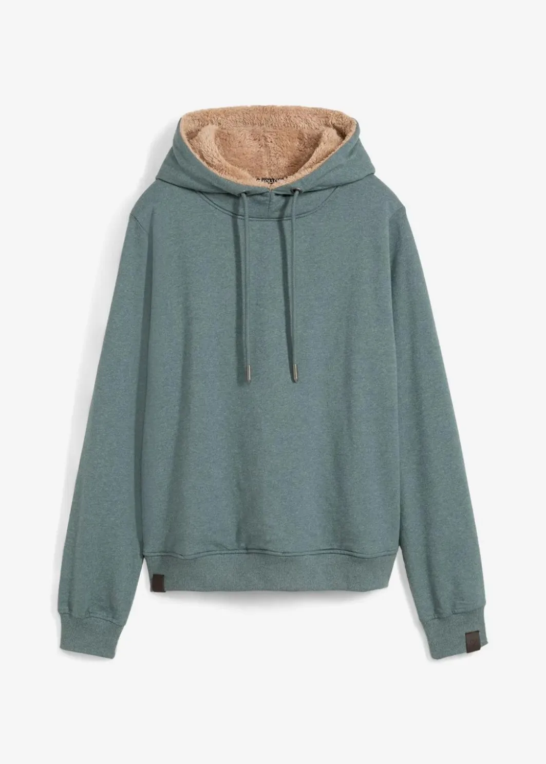 Hot Kapuzensweatshirt aus Baumwoll-Mix und Teddy-Futter Damen Bekleidung·Blusen & Tuniken|Nachhaltigere Materialien