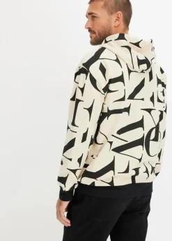 Herren bonprix Sweat|Große Größen|Kapuzensweatshirt aus Bio Baumwolle, Loose Fit