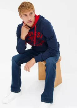 Herren bonprix Große Größen|Sweat|Kapuzensweatshirt mit Flockprint