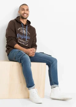 New Kapuzensweatshirt mit Komfortschnitt Herren Große Größen|Sweat
